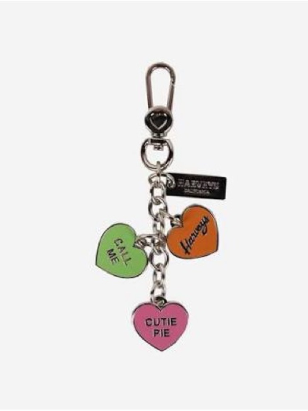 Harveys double sided Conversation Hearts charm